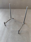 Wrought Iron Black Display Stand 3.5"x2.25"x4"
