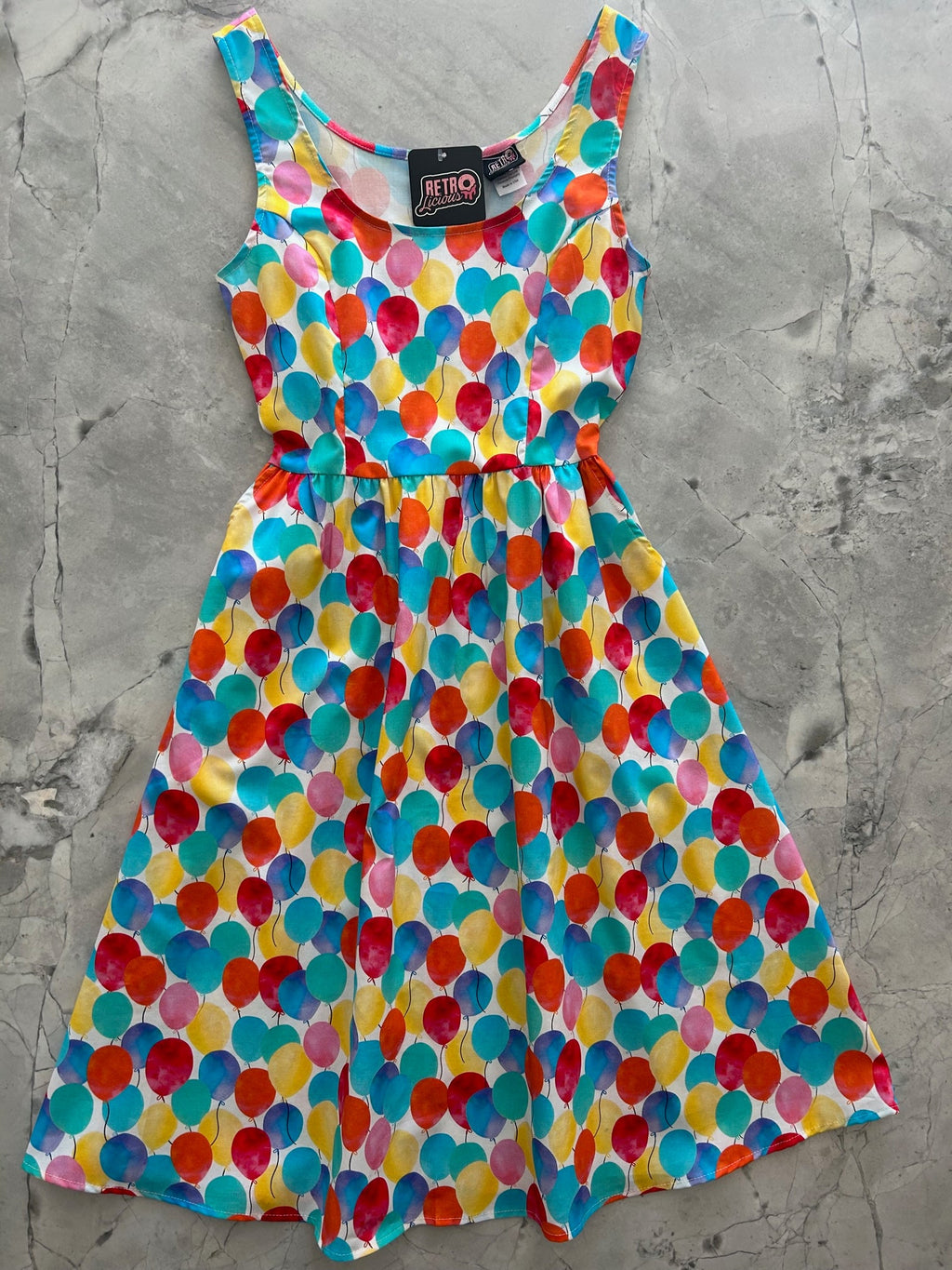 Balloons Fit & Flare Dress