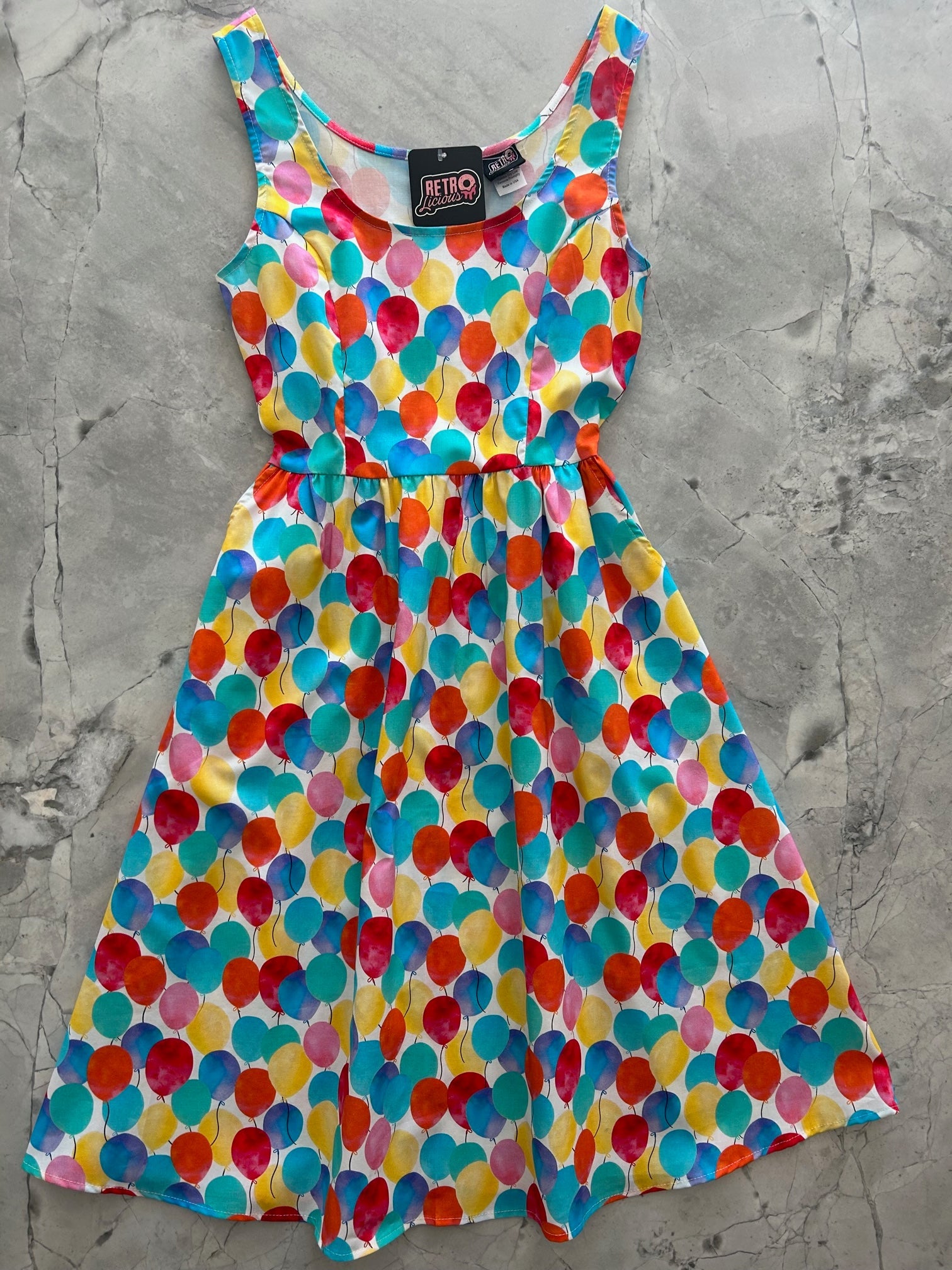 Balloons Fit & Flare Dress