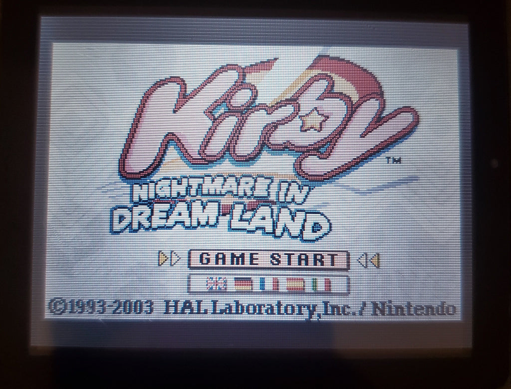 Kirby Nightmare in Dream Land GBA Video Game Boy Advance