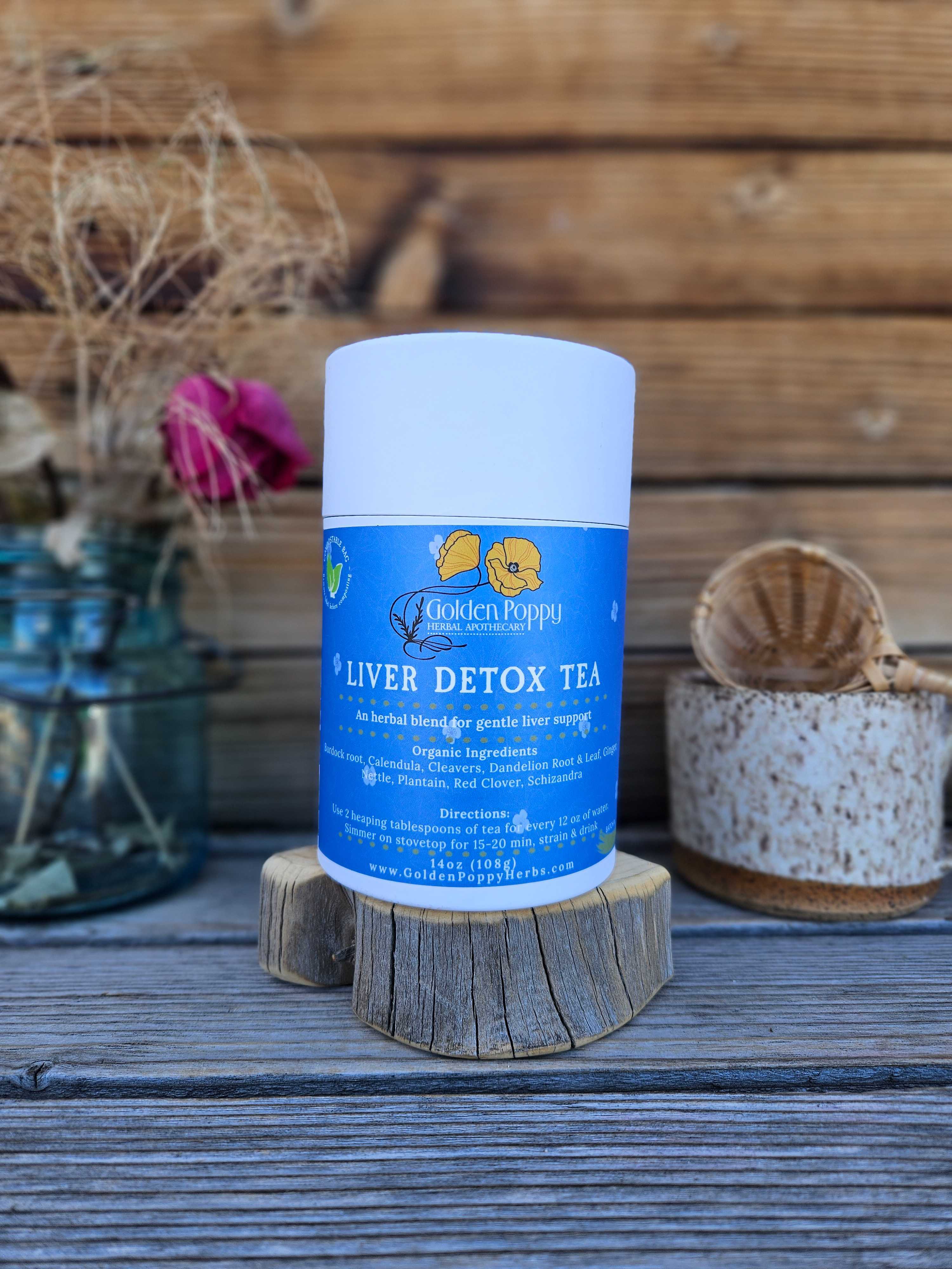 Liver Detox Tea, 14oz Tube (108g)