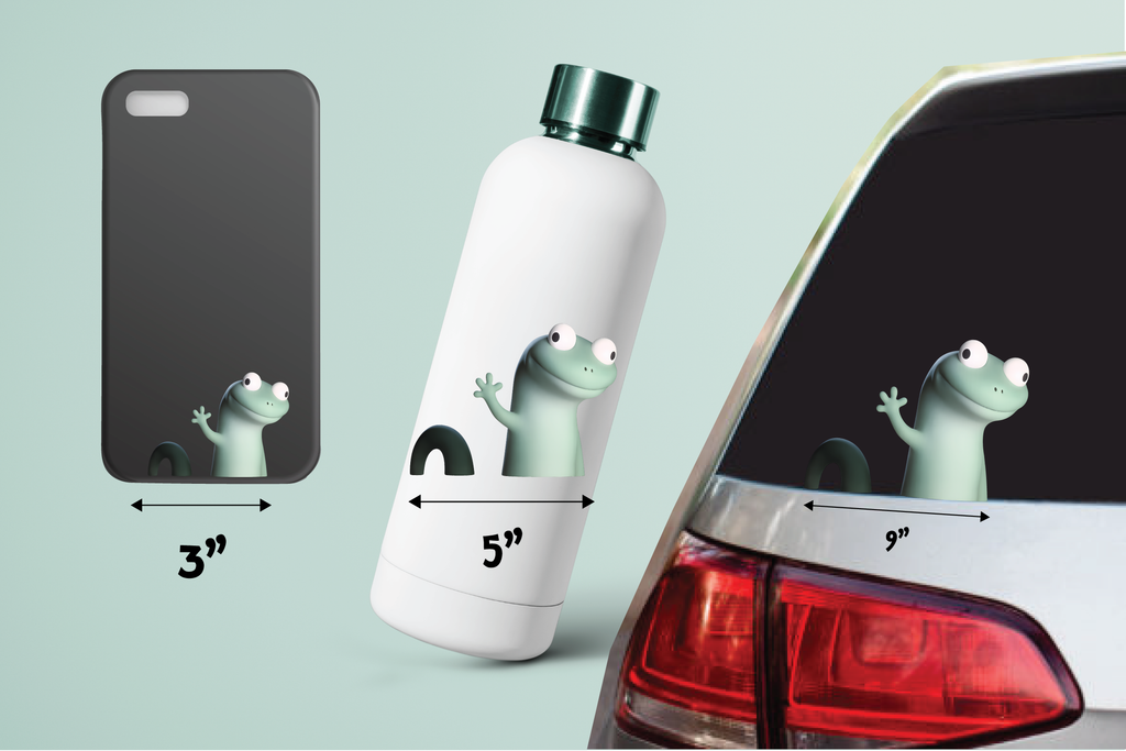 Elio Lizard Sticker – “Lizard Lizard Lizard” Meme Vinyl Decal