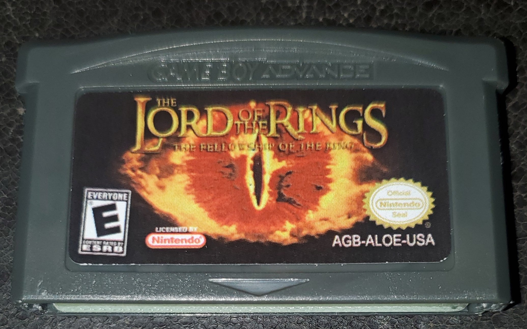 Lord of the Rings Fellowship of the Ring GBA Game Boy Advance Nintendo
