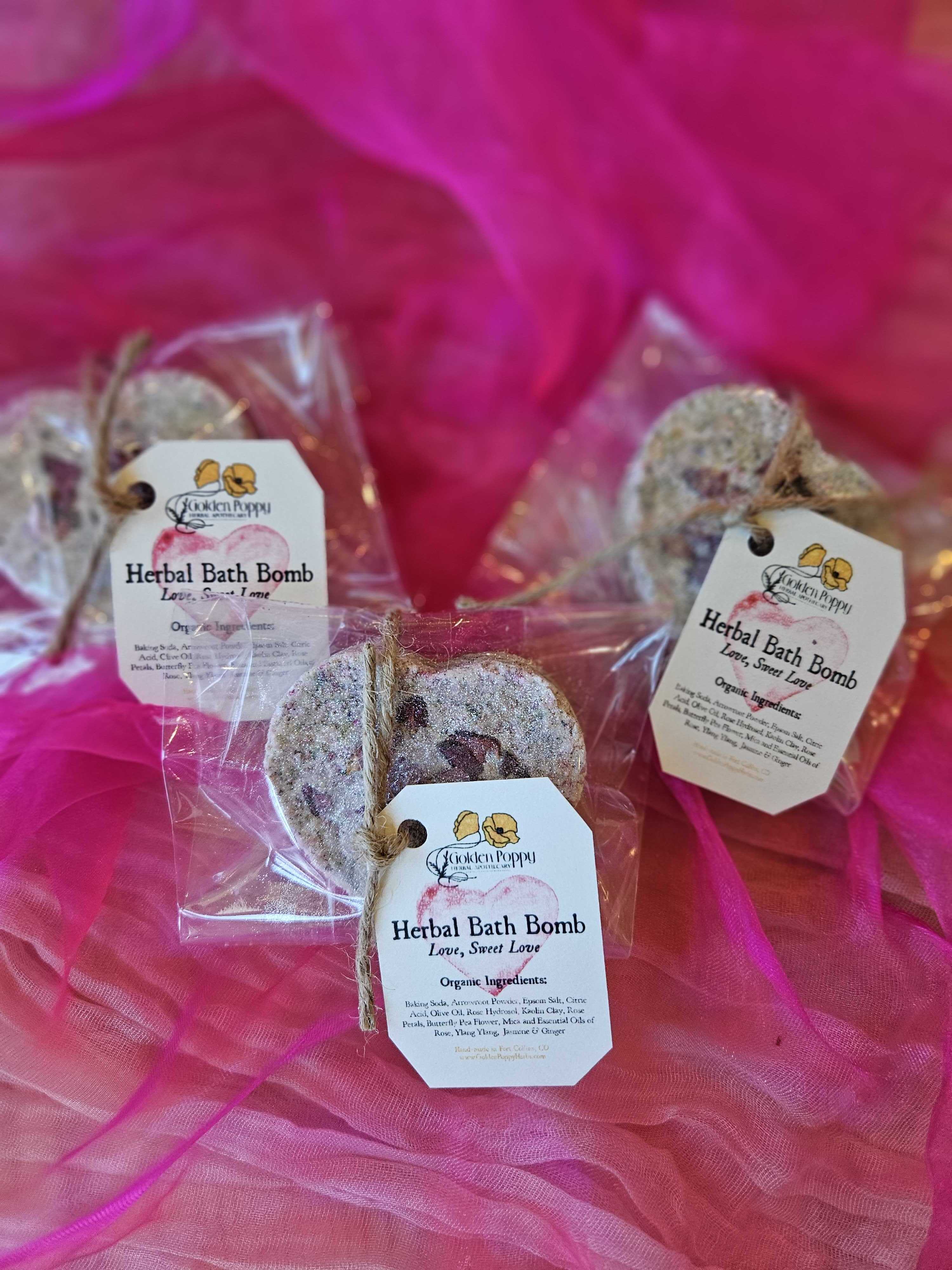 Love, Sweet Love Herbal Bath Bomb 2026