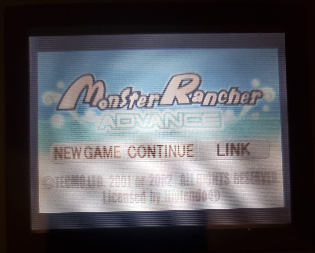 Monster Rancher Advance GBA Video Game Boy Advance Nintendo
