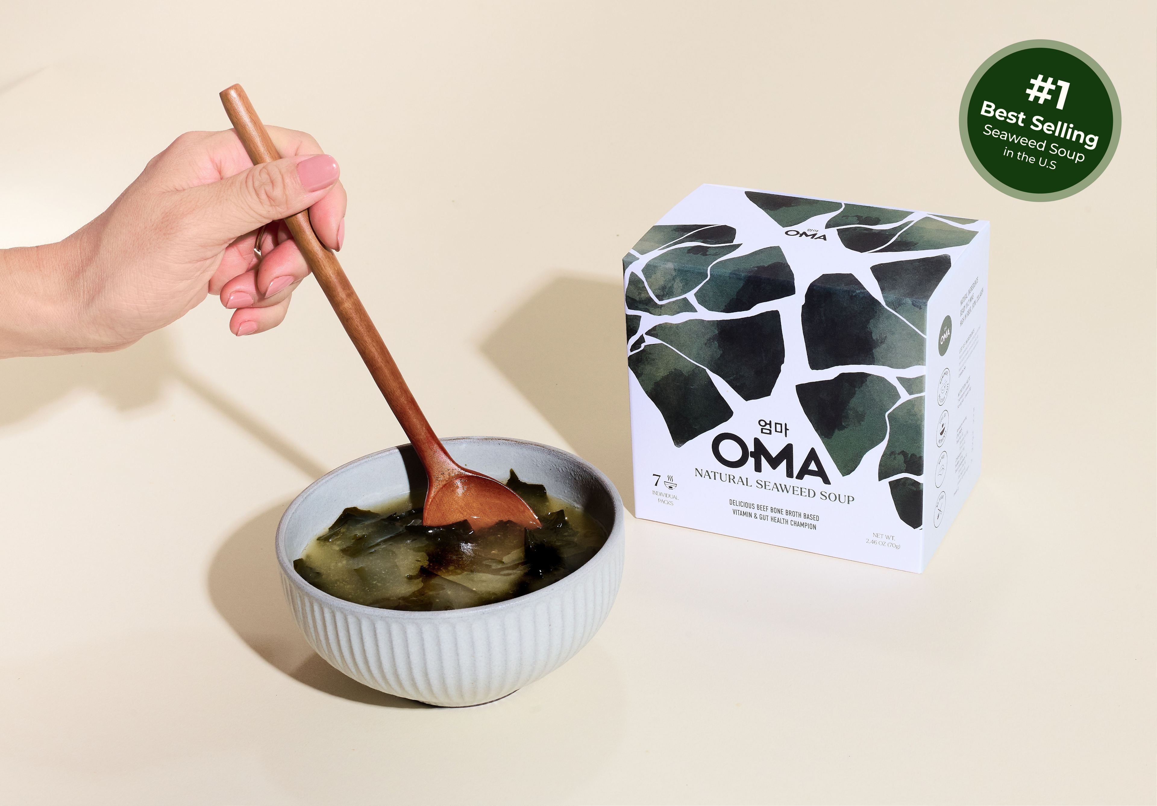 Nourishing Seaweed Soup Beef Bone Broth Based