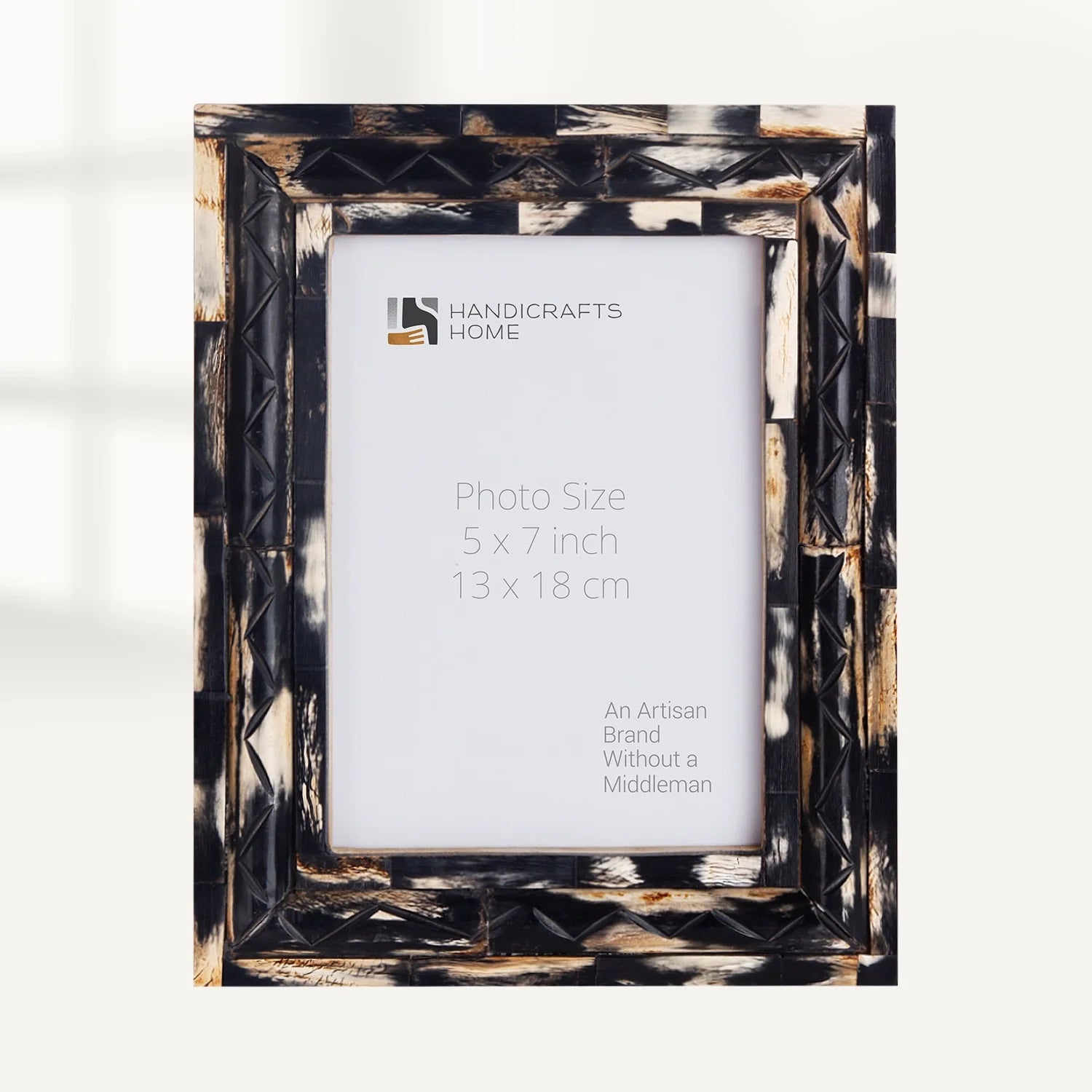 Picture Frame Artisan Voodoo Collection Horn Inlay Brown – 3 Sizes