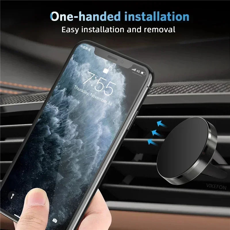 Universal Magnetic Car Mobile Phone Holder Car Air Vent Mount Magnet Smartphone Stand