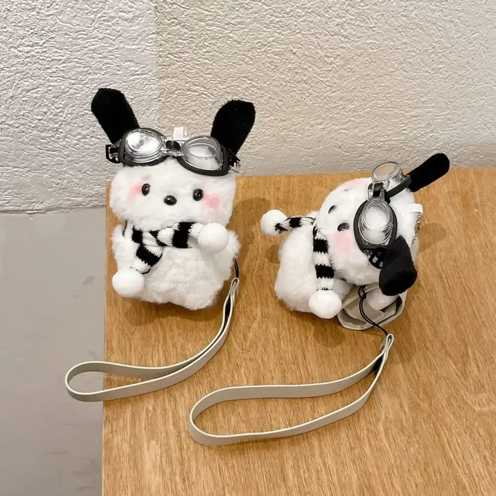 Cute Cartoon Anime Role Pochacco Earphone Protective Case for AirPods 1 2 3 Pro 2rd 4 Soft Lovely Plush Anti-fall Protect Cover