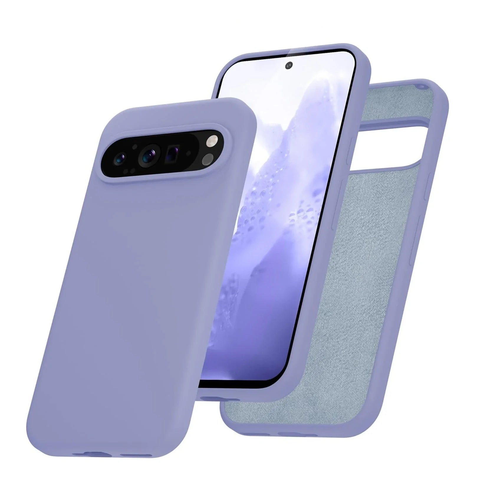Fashion Liquid Silicone Case for Google Pixel 9 Pro XL 8A 7A 6A 5A Soft Skin Feeling TPU Cover for Google 9A 6 7 8 9 Pro 8Pro