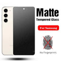 For Samsung Galaxy S25 S24 FE S23 S22 S21 S20 Plus Note 20 Matte Tempered Glass Screen Protector