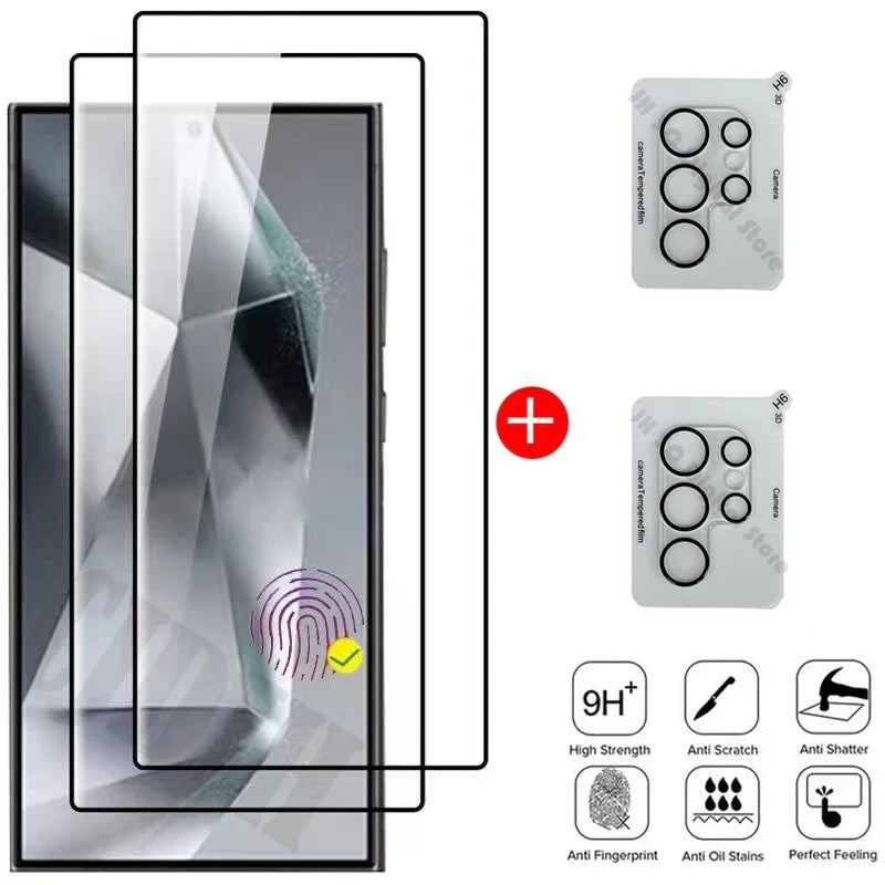 Full Cover Tempered Glass For Samsung Galaxy S25 Ultra Screen Protector Glass For Samsung S25 S25 Plus Protective Glass