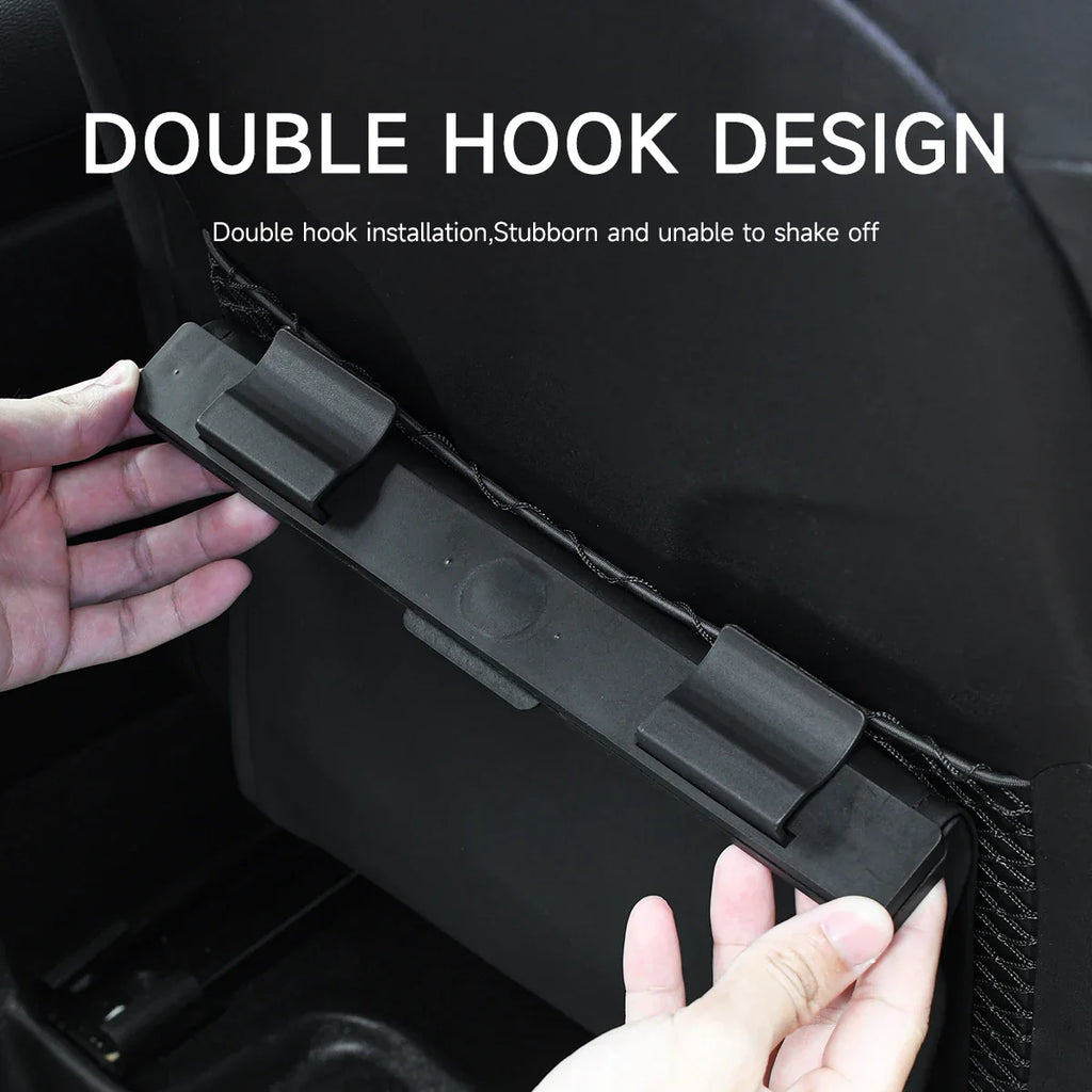 LED Car Garbage Bag Waterproof Magnetic Adsorption Trash Can Back Seat Hanging PU Leather Storage Box Pocket Leak-proof