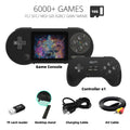 DATA FROG SF2000 Portable Handheld Game Console 3 Inch IPS Retro Game Consoles Built-in 6000 Games Retro Video Games For Kids