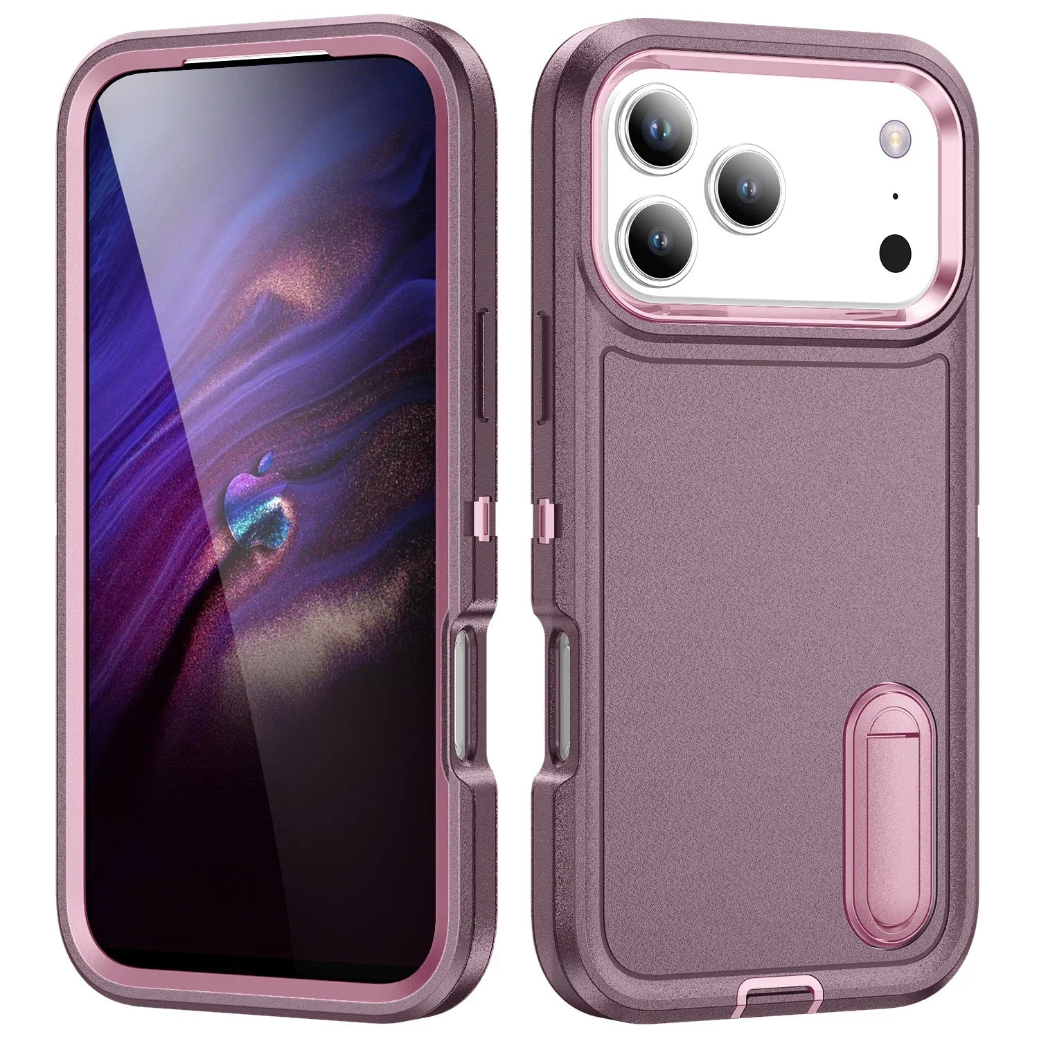 Case For iPhone 17 16 15 14 13 12 11 Pro Max XS Plus Heavy Duty Shockproof Anti-Scratch Rugged Protective with Kickstand Cover