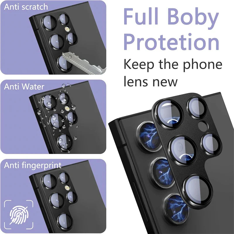 Metal Camera Lens Glass Protector for Samsung Galaxy S24 S22 Ultra S23 Plus S24Ultra S24Plus S24+ Glass Lens Cover Accessories