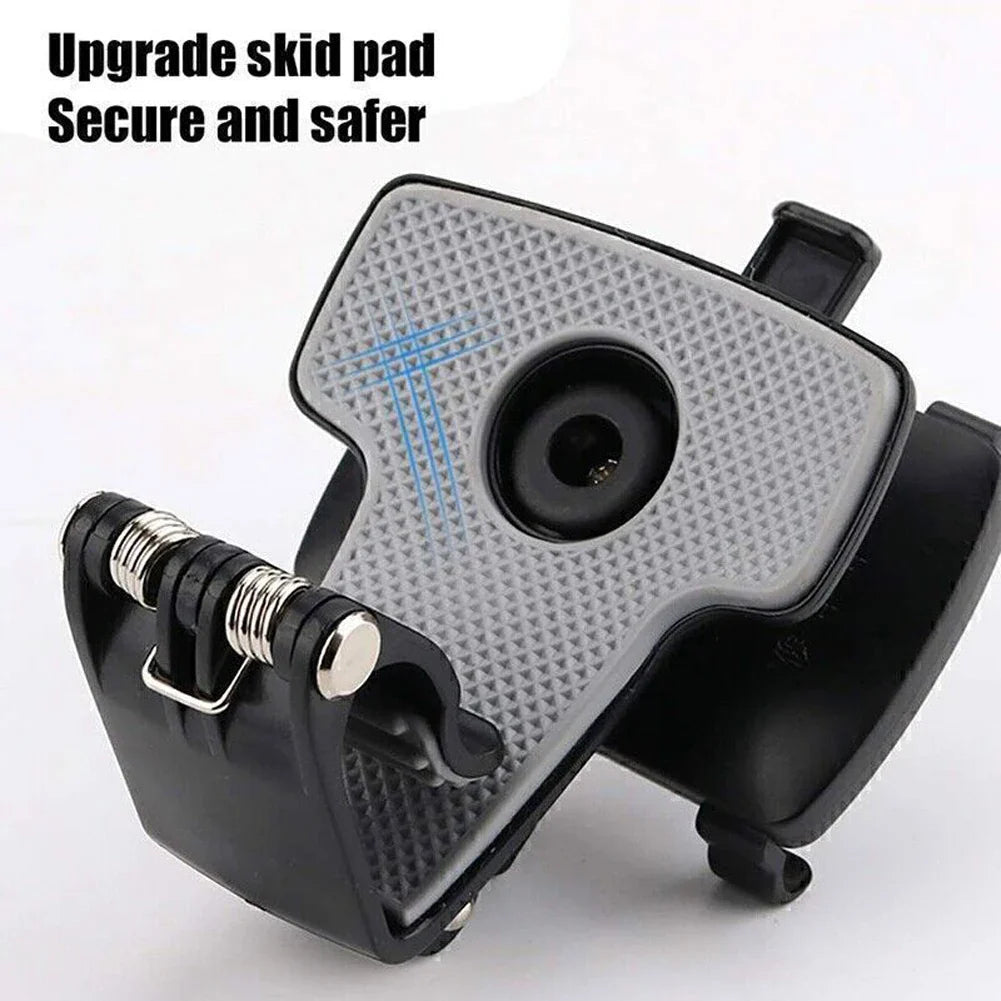 Car Phone Holder 360 Degree Rotating Multi-function Instrument Cluster Phone Holder Foldable Rearview Mirror Navigation Bracket