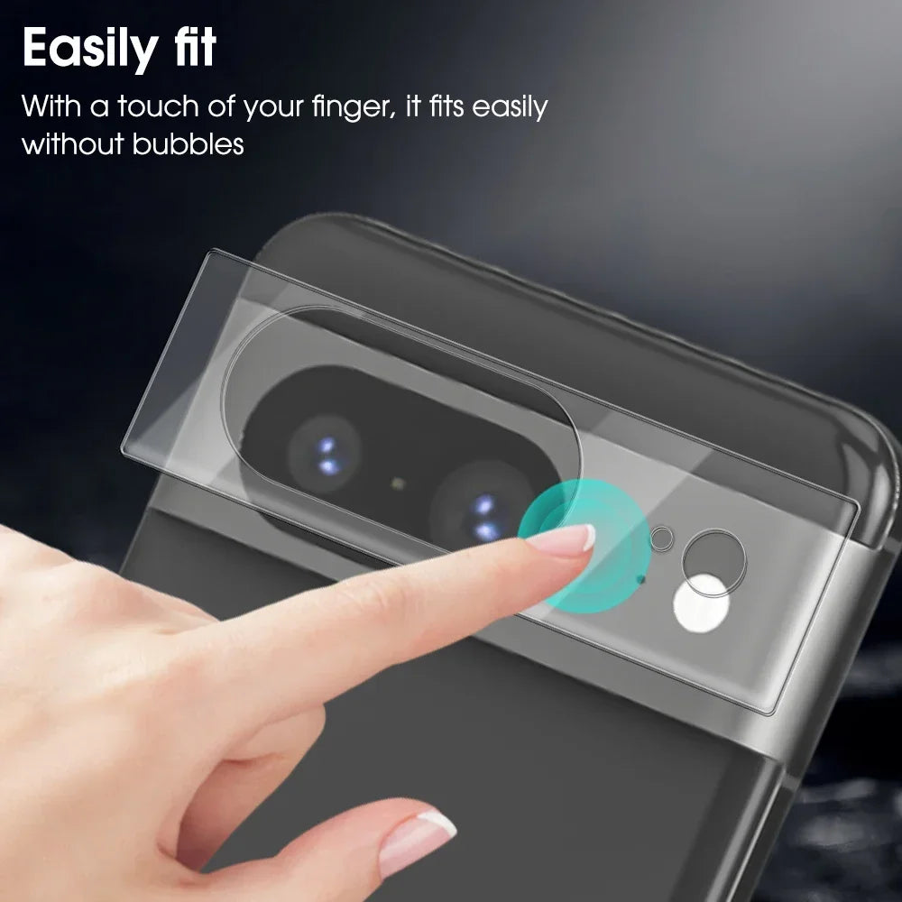 Camera Lens Film For Google Pixel 8 Pro 8Pro Pixel8 3D Curved Tempered Glass Back Lens Protector For Google Pixel 8 Pro Pixel 8