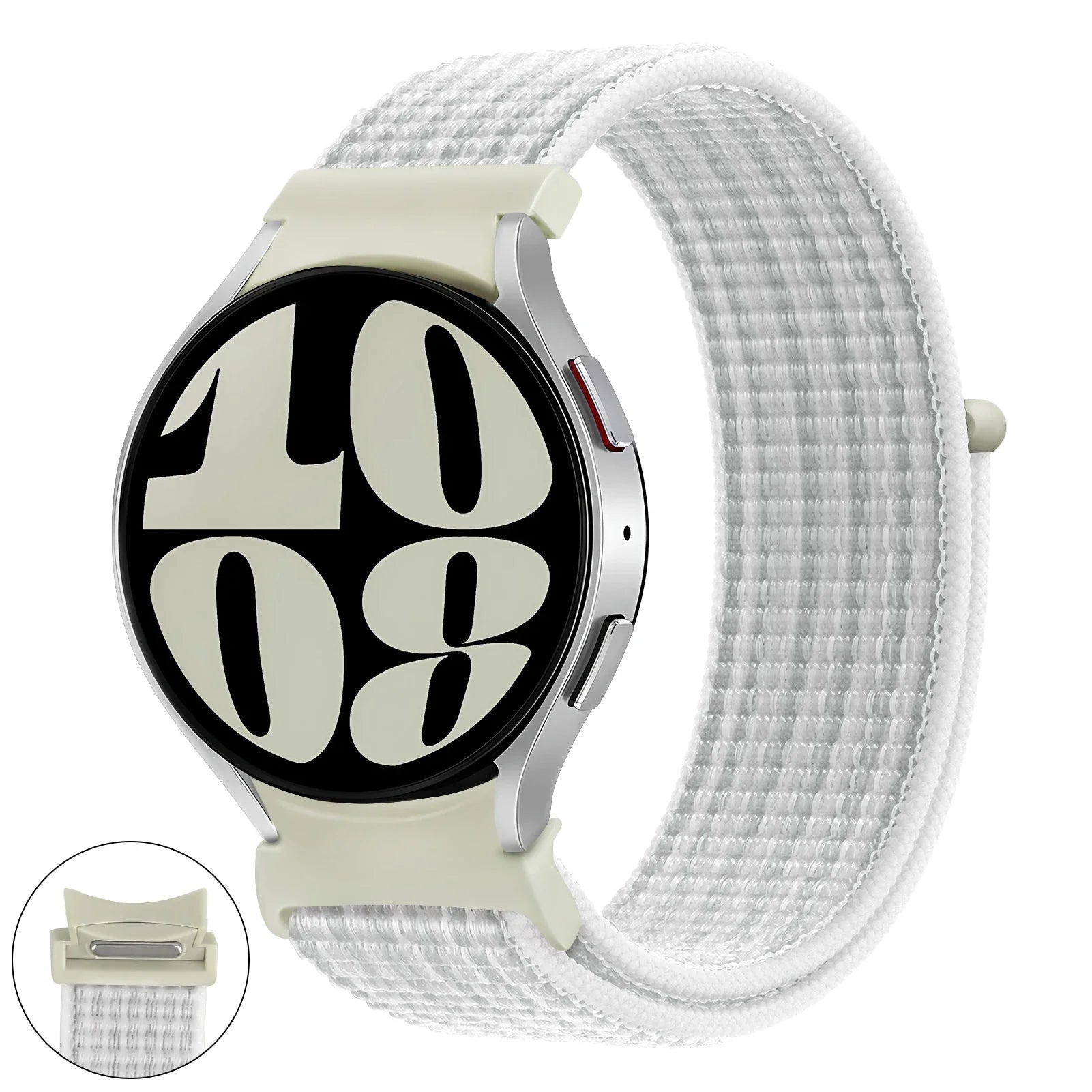 Nylon loop Band For Samsung Galaxy Watch 7 6 5 4 44mm 40mm 5 pro 45mm Sport 20mm bracelet Galaxy Watch6 Classic 47mm 43mm Strap