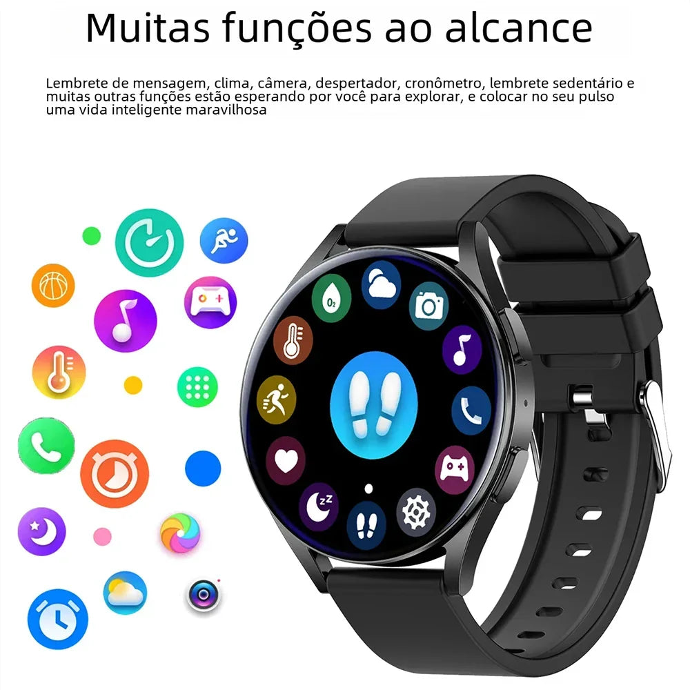 KESHUYOU 2025 New Watch 6 Smart Watch Bluetooth Call Health Monitoring Alarm Clock Fashion Sports Watch
