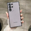 Transparent Glitter Soft Case for Samsung Galaxy S24 S23 Ultra S22 S21 Plus S20 FE A54 A34 A55 A52 A35 A53 A25 Camera Film Cover