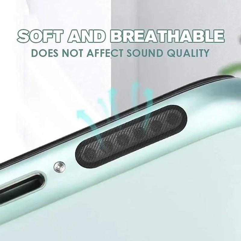 Universal Phone Dustproof Net Stickers Speaker Mesh for iPhone Samsung Anti Dust Net Sound Hole Charging Port Dust Cover Plug