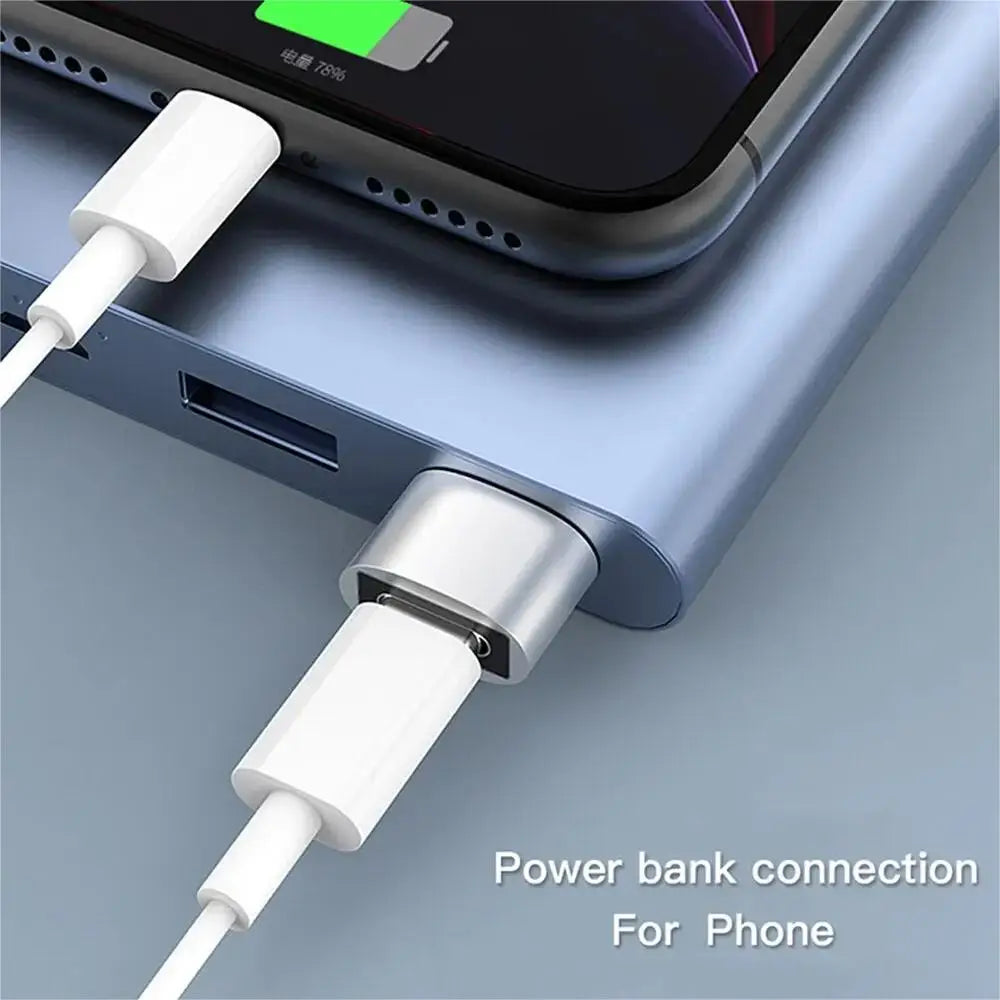 2Pcs USB To Type C OTG Adapter USB USB-C Male To Micro USB Type-c Female Converter For Macbook Huawei Samsung XiaomiUSBConnector