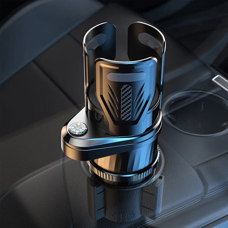 SEAMETAL 2 IN 1 Car Cup Holder Expander Adapter Base Vehicle Drinking Bottle Phone Organizer for Auto Car Styling Accessories