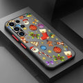 Back Phone Cover Case for Samsung Galaxy S23 Ultra S20 S21 S22 Plus S10 S9 S24 FE S25 Edge Cartoon Christmas Style Pattern
