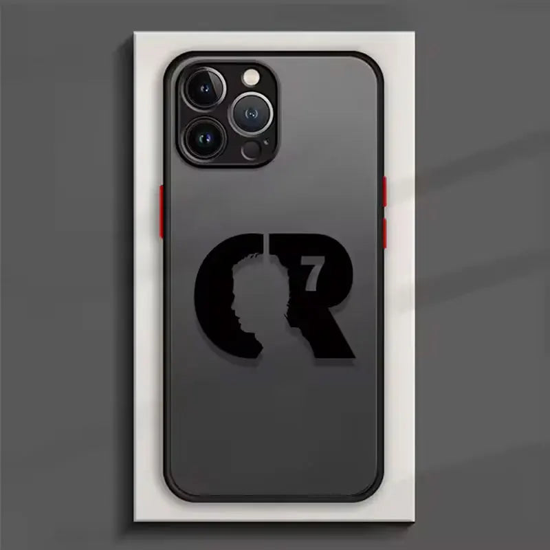 Famous Football Star Cristiano Ronaldo Number 7 Jersey For iPhone Case 16 15 14 13 12 11 Pro XR XS Max 7 8 Plus Phone Y2K Cover