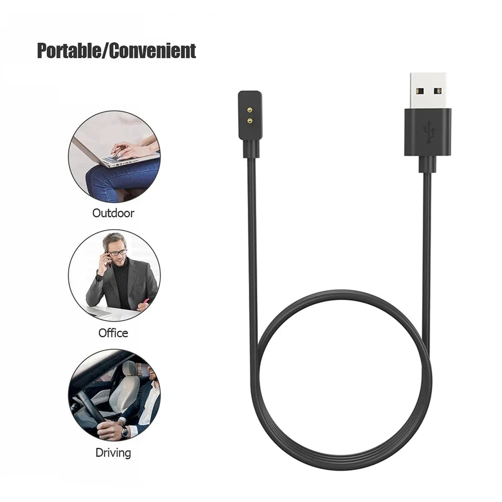 Magnetic Charger for Xiaomi Smart Band 8, 9 8pro, 9 8 Active / Redmi Watch 5 3 Active Watch4 Band 2 Universal USB Charging Cable