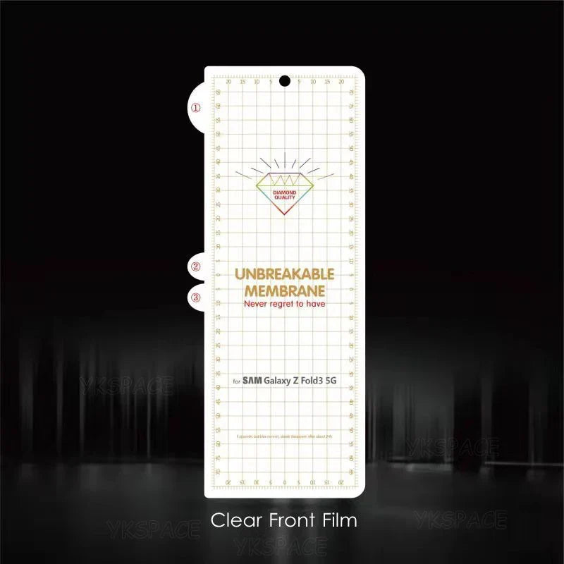 Front Back Soft Hydrogel Matte Film For Samsung Galaxy Z Fold 2 3 4 5 6 SE W21 W22 W23 W24 W25 Clear Frosted Screen Protector