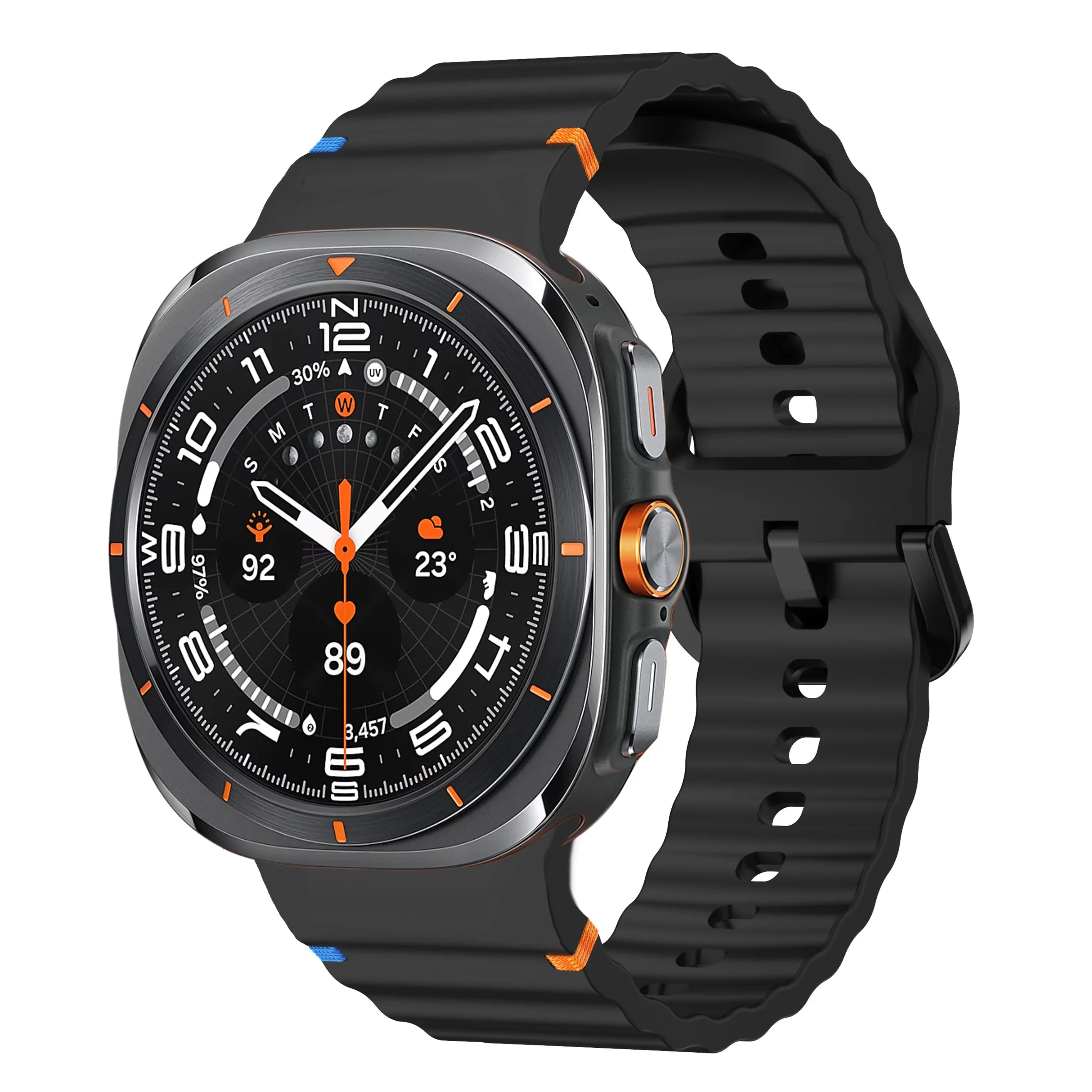 Silicone Band for Samsung Galaxy Watch ultra Strap 47mm Bracelet correa Galaxy Watch 7 6/6 Classic/5 pro/4 44mm 40mm 43mm 46mm