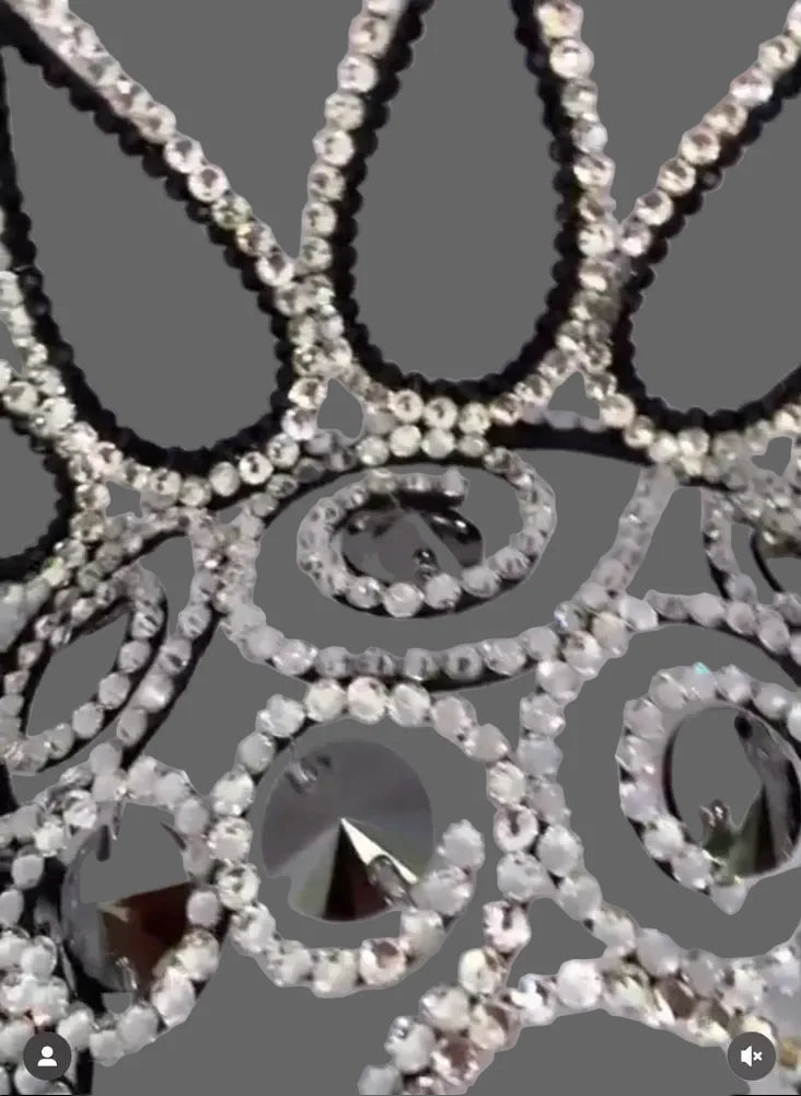 Multicolored Rhinestone Headpiece Base