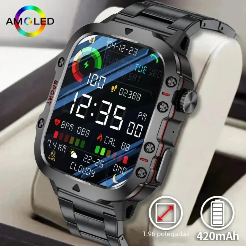 Original Men Smart Watch Bluetooth Call Fitness Clock 3ATM IP68 Swim Waterproof Sports Smartwatch for Women Android 2024