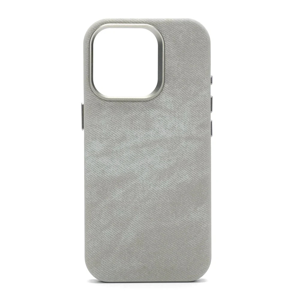 Luxury Metal Lens Magnetic Fiber Leather Case For iPhone 16 Pro Max 15 14 Plus 13 12 MagSafe Wireless Charging Shockproof Cover