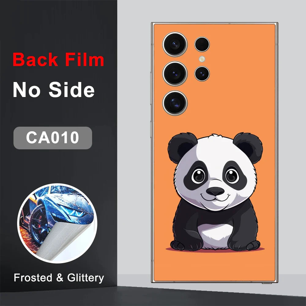 CASEKiTTY Skin Sticker For Galaxy S24 Ultra Back Film Samsung S23 FE S22 S21 Plus Protective Decal Wrap Back Screen Protector