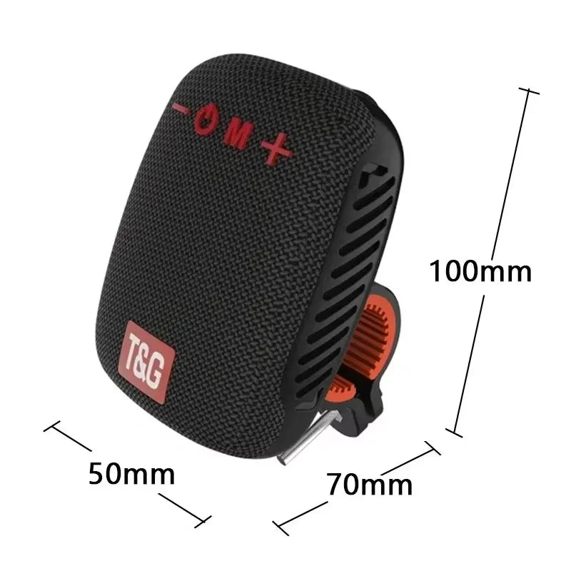 TG392 with Stand Bicycle Wireless Bluetooth Speaker TWS Interconnected Mini Subwoofer FM Radio Outdoor Cycling TF Card Music Box