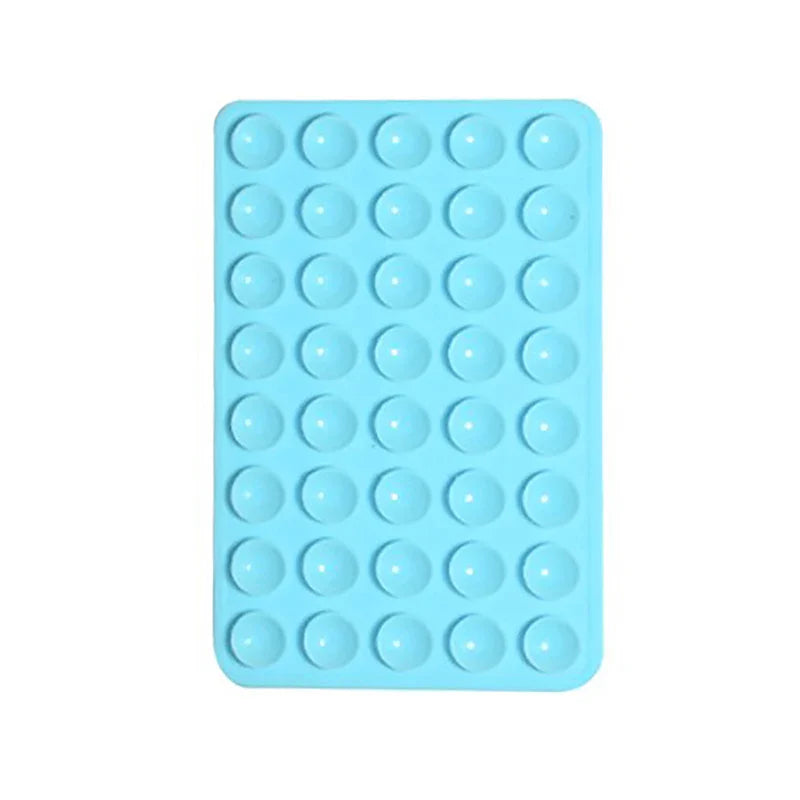 Silicone Suction Pad Double Sided For Mobile Phone Fixture Suction Cup Backed Adhesive Silicone Rubber Sucker Pad For Fixing