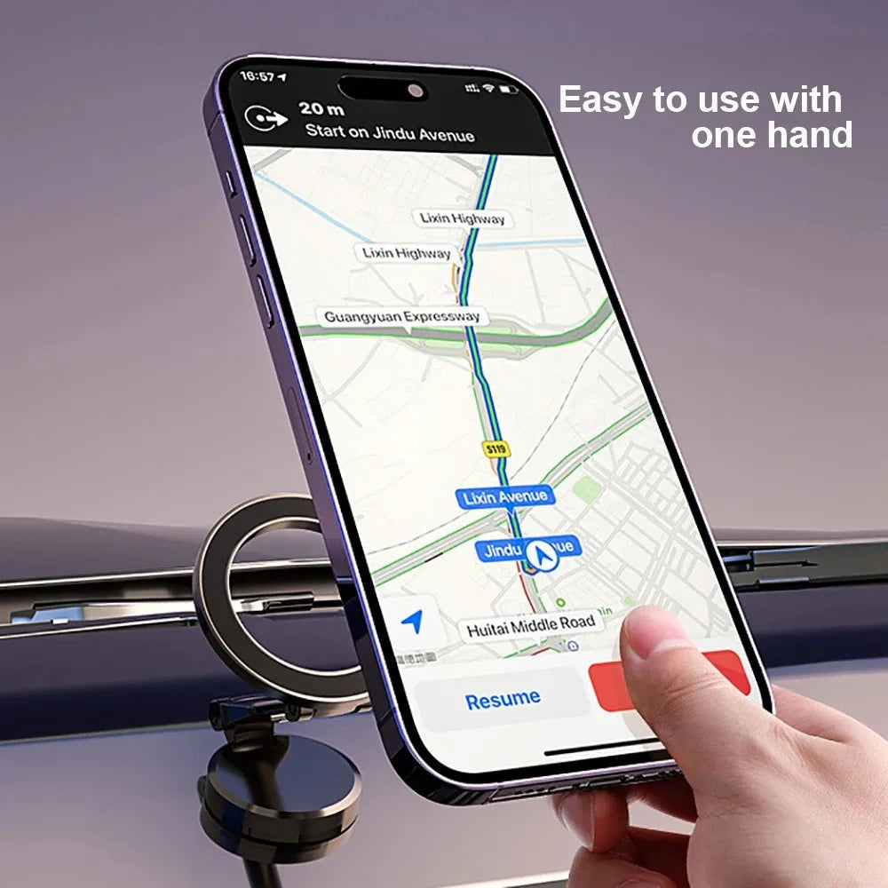 Magnetic Magsafe Car Phone Holder For Vehicles Mobile Support For  Car Cell Phone Holder in Car For iPhone 15 14 13 Pro Max Plus