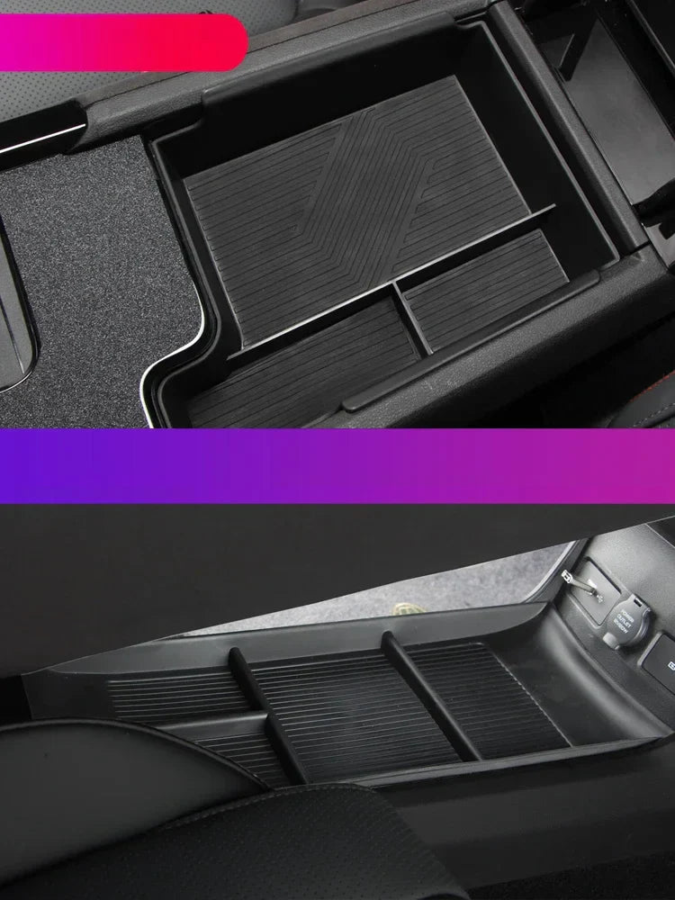 For Geely Cityray 2024 2025 Car Styling Under Center Console Organizer Storage Box Armrest Storage Box Auto Accessories