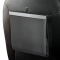 Car Trash Bag Leather Front-Row Hanging Garbage Bin Foldable Waterproof Storage Bucket Rubbish Bag Car Interior Accessories