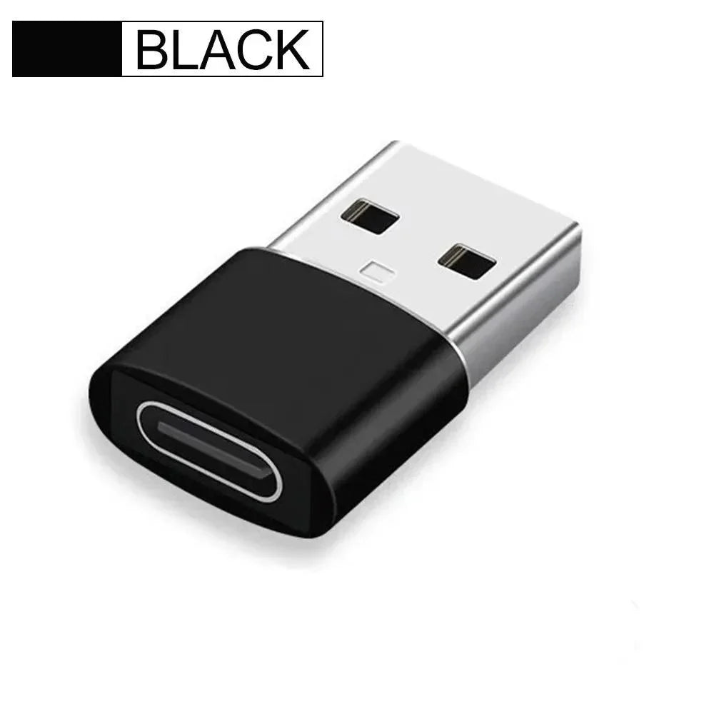2Pcs USB To Type C OTG Adapter USB USB-C Male To Micro USB Type-c Female Converter For Macbook Huawei Samsung XiaomiUSBConnector