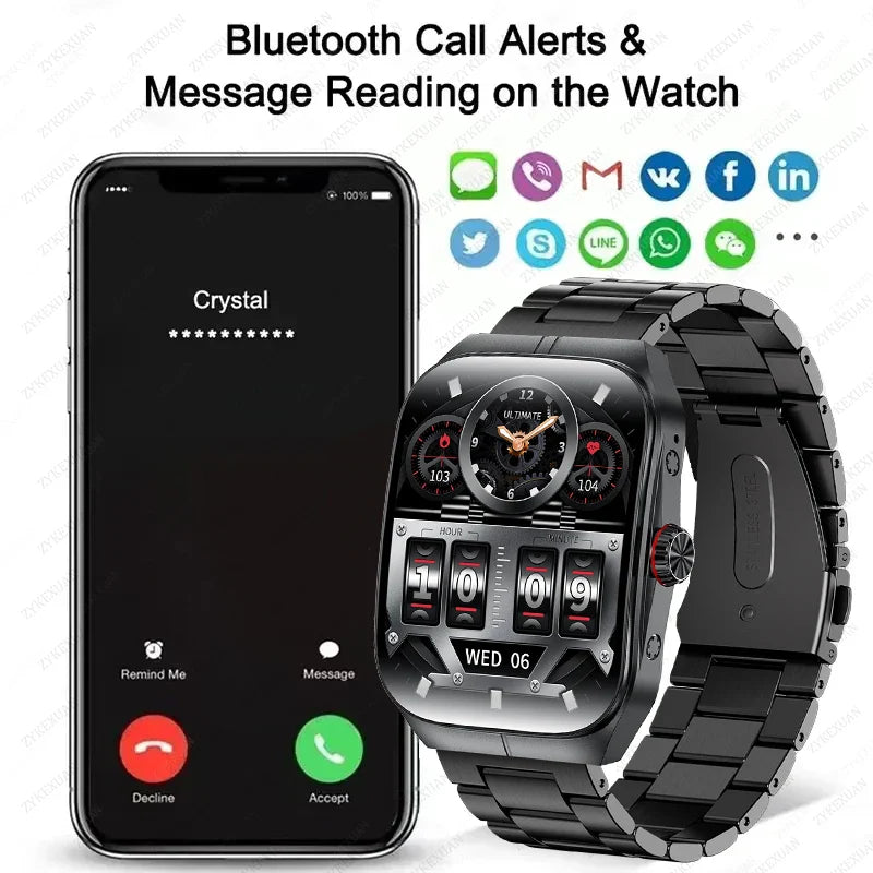 2025 New HD  AMOLED screen For OPPO Watch 4 Pro Sports Smart Watches Men GPS Track Waterproof Bluetooth Call NFC Smart Watch