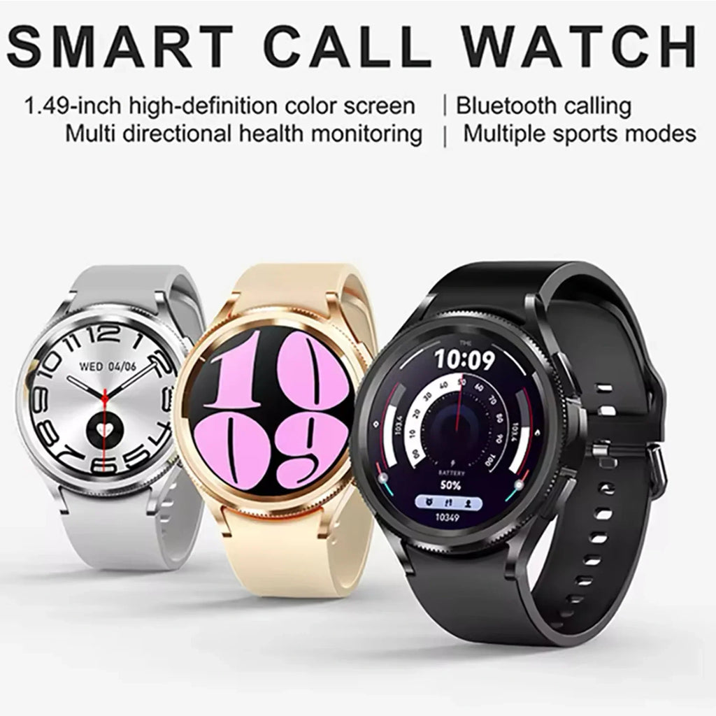 Watch 6 Classic Smart Watch Women For IOS Sports Mode Health Monitoring IP68 Waterproof Bluetooth Calling Smartwatch Men 2025New
