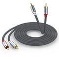 RCA Cable 2 Rca To 2 Rca Stereo Cables Male To Male Aux Cable Jack for Home Theater HDTV TV DVD Loudspeaker Box Power Amplifier