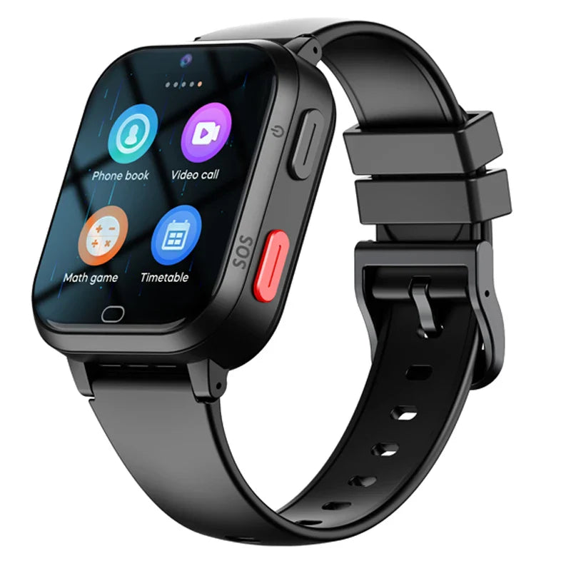 KGG 4G Kids Smart Watch ROM 8GB Video Call Phone Watch Call Back Monitor Alarm Clock Phone Android Watch Children Smartwatch.