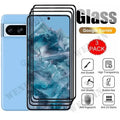 3 Pcs Tempered Glass For Google Pixel 10 9 8 7 6 Pro XL 7A 5A 3 XL Curved Full Cover Screen Protector