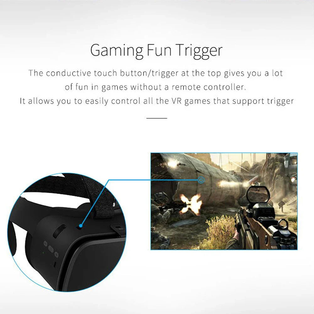 Bobo VR Bobovr Z6 Virtual Reality Glasses Bluetooth Headset 3D Viar Devices Helmet Lenses Goggle For Smartphone Phone Smart Game