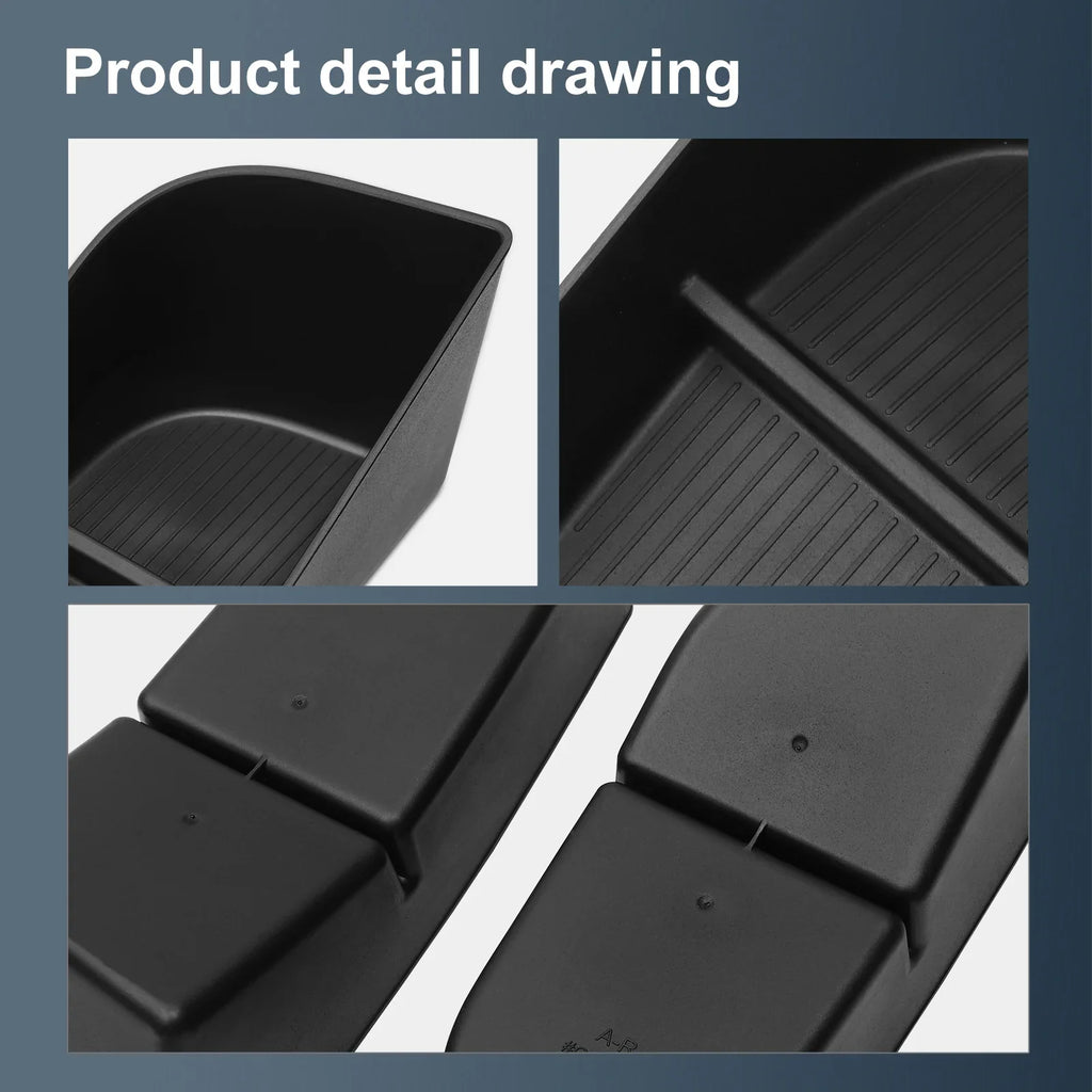 for Xpeng G6 2023 2024 Car Door Side Storage Box Car Accessories TPE Front Gate Slot Anti Dirty Storage Organizer Tray